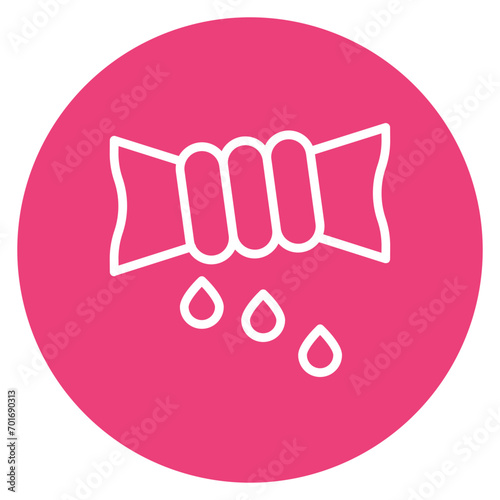 Squeeze icon vector image. Can be used for Laundry.