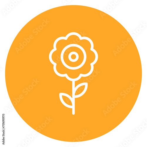 Flower icon vector image. Can be used for Nursing Home.