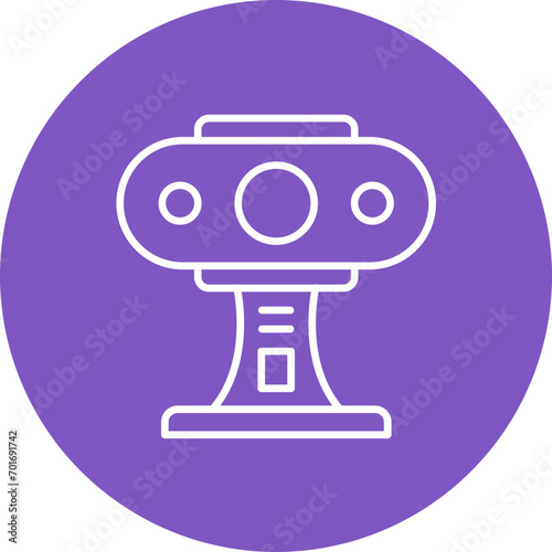 Webcam Line Color Icon