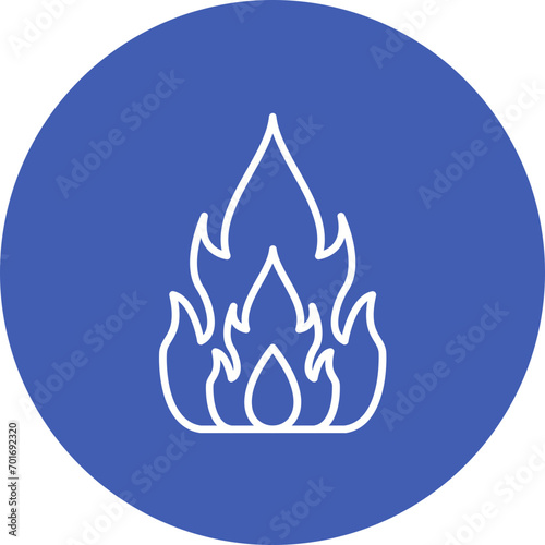 Fire Line Color Icon