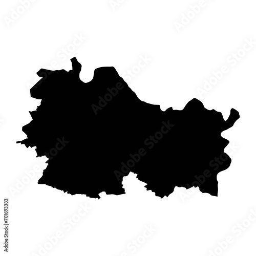Echternach canton map, administrative division of Luxembourg. Vector illustration.