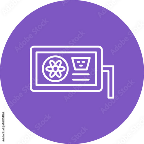 AC Supply Line Color Icon