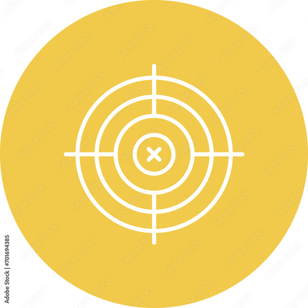 On Target Line Color Icon On Target Line Color Icon