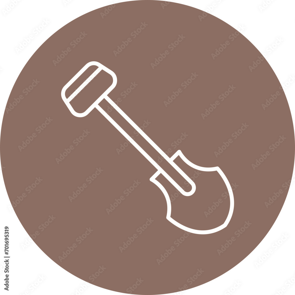 Shovel Line Color Icon