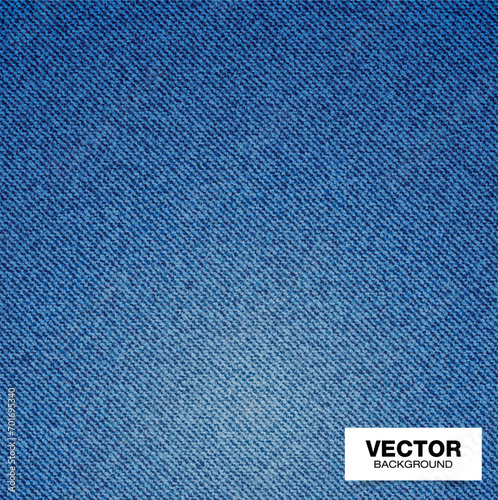 Denim fabric background vector