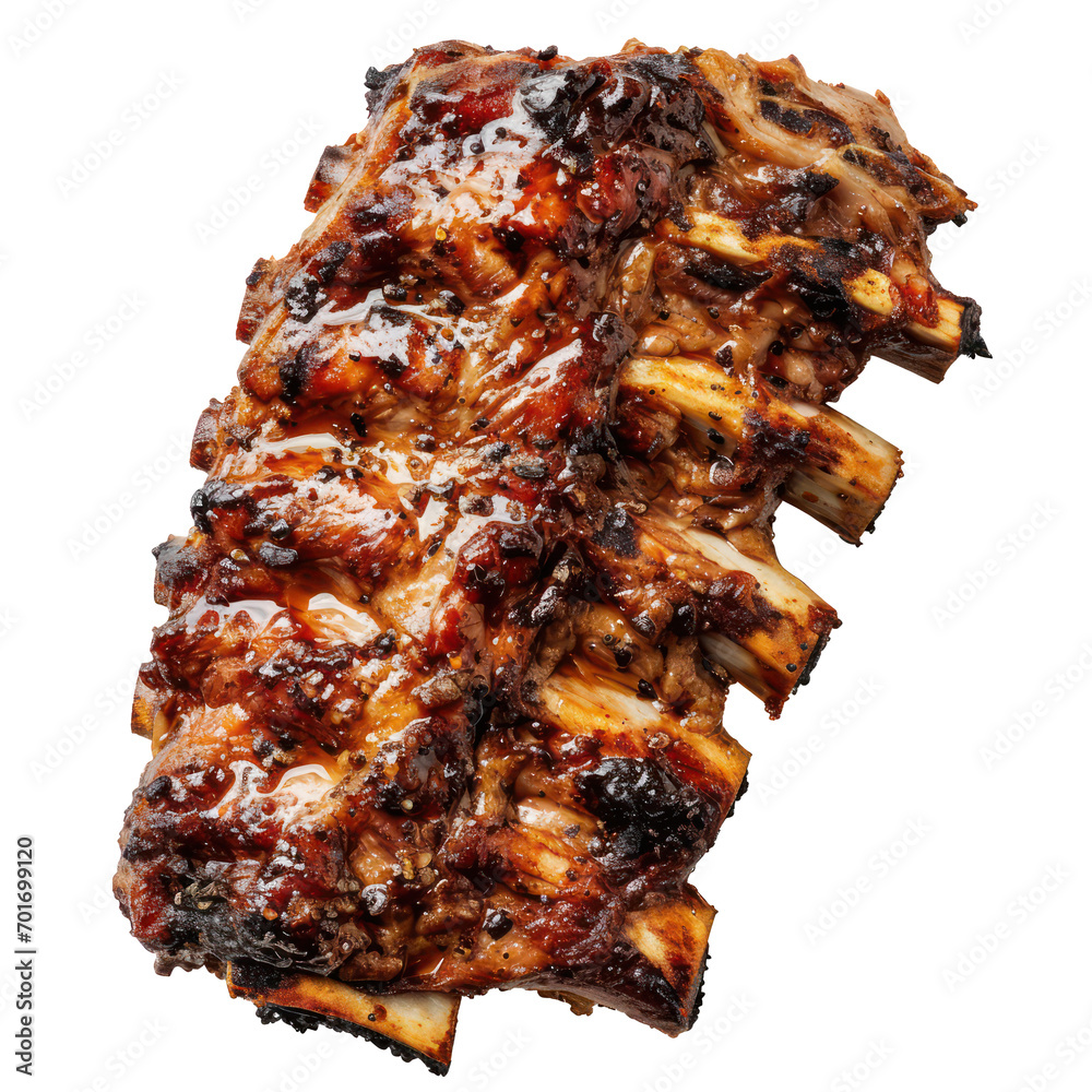 grilled rib isolated on transparent background grilled rib isolated on transparent background