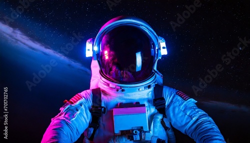 Astronaut galaxy wiev