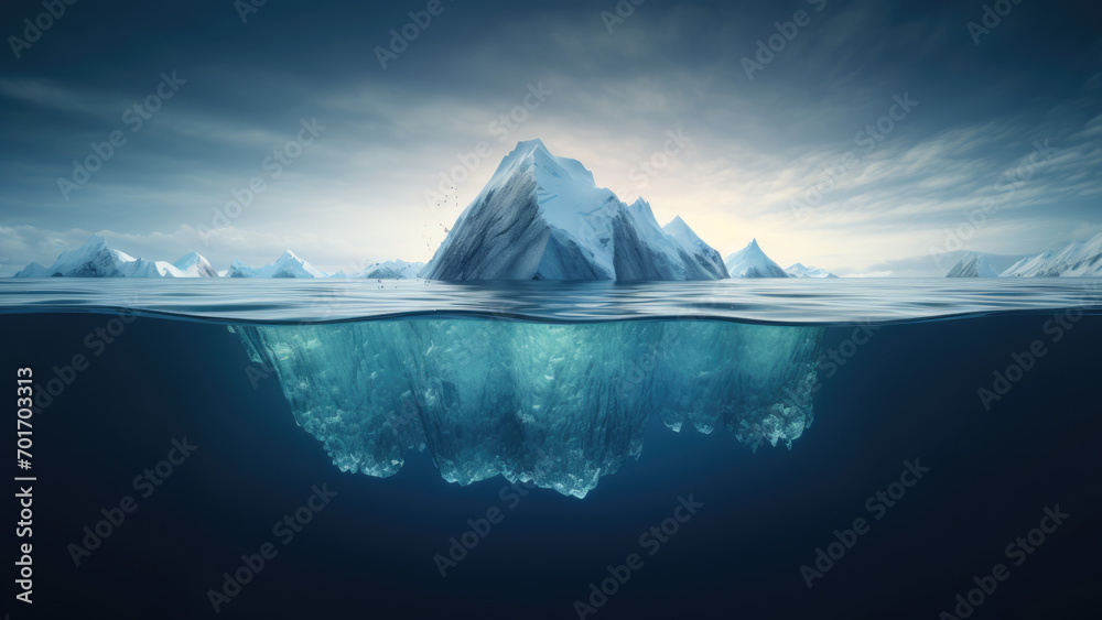 Arctic Spectacle: Photographing an Iceberg in the Atlantic Ocean