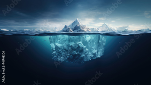Ocean Chill: A Visual Encounter with an Atlantic Iceberg