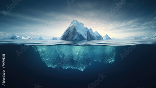 Arctic Spectacle: Photographing an Iceberg in the Atlantic Ocean © Dis