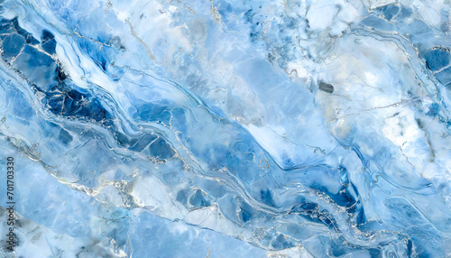 Niebieskie tło abstrakcyjne do projektu, wzór w kształcie fal, marmur photo