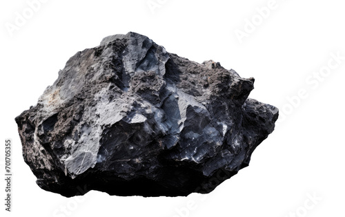 A Geological Witness to the Fury of Rock Forces Isolated on a Transparent Background PNG
