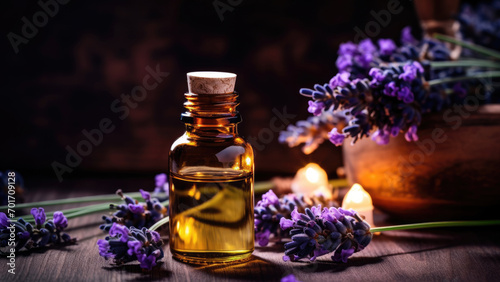 Healing Lavender Combo  Aromatherapy Oil and Bouquet