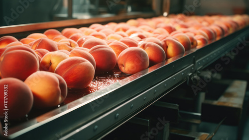 Automated Peach Sorting in Modern Agriculture Facility