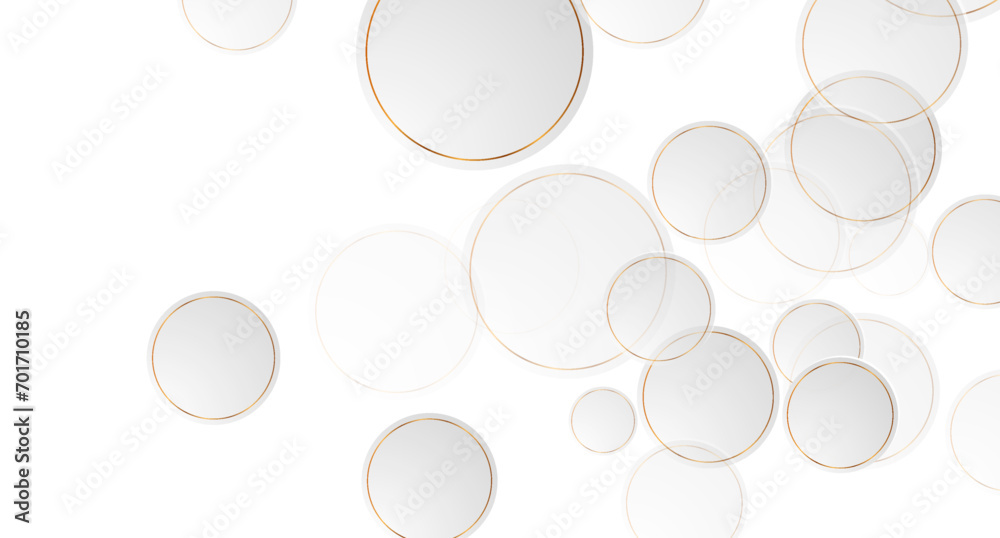 Grey and golden circles abstract luxury geometric background. Vector graphic design Grey and golden circles abstract luxury geometric background. Vector graphic design