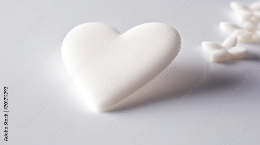 cœur blanc sur fond blanc pour saint valentin cœur blanc sur fond blanc pour saint valentin