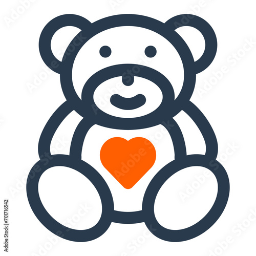 Teddy Bear Icon for Cuddly Companions