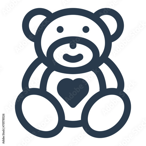 Teddy Bear Icon for Cuddly Companions