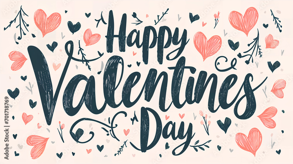 Happy Valentines Day card, background for celebration Happy Valentines Day card, background for celebration