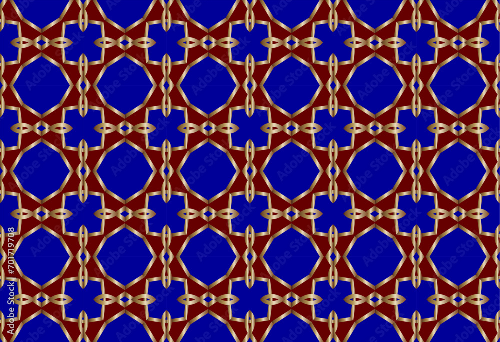 Fototapeta premium geometric pattern in high detail. luxury wallpaper with geometric shape,