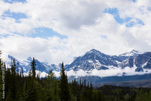 Summer landscape in Jasper National Park, Canada