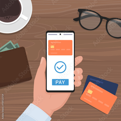 Online shopping and digital wallet