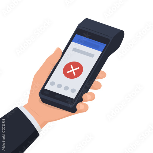 POS machine declines a payment