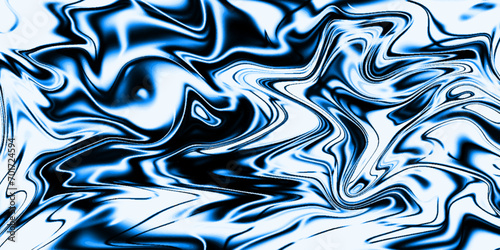 Liquify Swirl white and dark blue Color Art Abstract Pattern white and dark blue marble texture and background for design .glossy liquid acrylic paint texture background design .