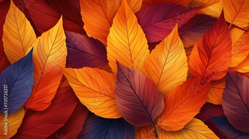 Beautiful Autumn leaves background © DMM