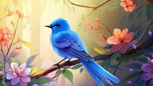 Beauty, blue birds, and nature plants are some of my favorites. © Akbar