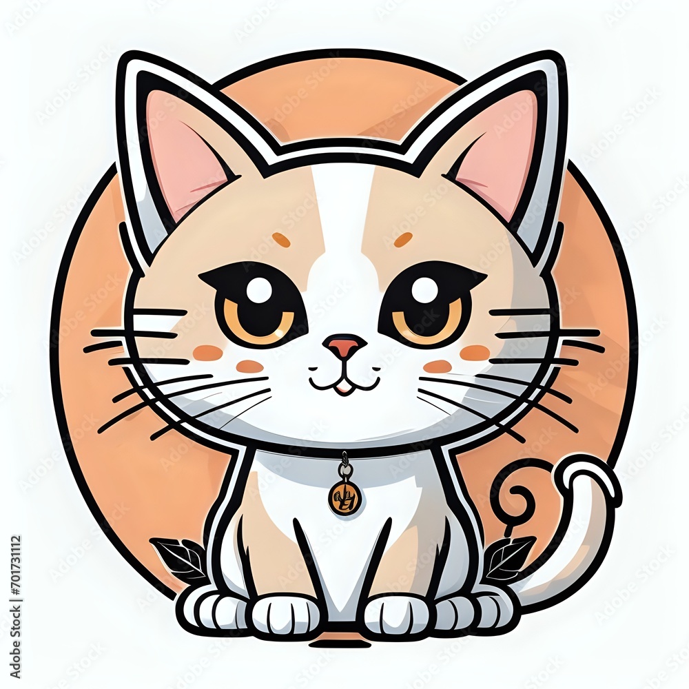 Obraz premium illustration of a cat