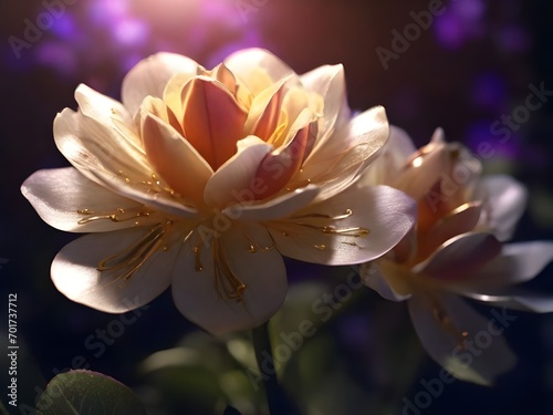 pink lotus flower. AI generated art  © haramanispereralage