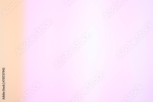 Pastel blurred background image Pink rainbow gradient and pastel yellow, degrade, light color