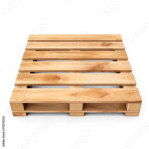 wooden pallet on isolate transparency background, PNG