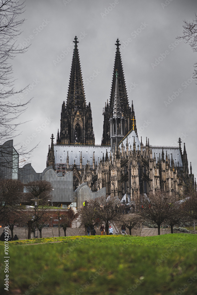 Cologne Cathedral on a grey December day.