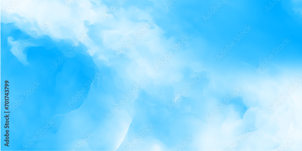 Sky blue vector cloud fog effect realistic fog or mist smoke exploding ...