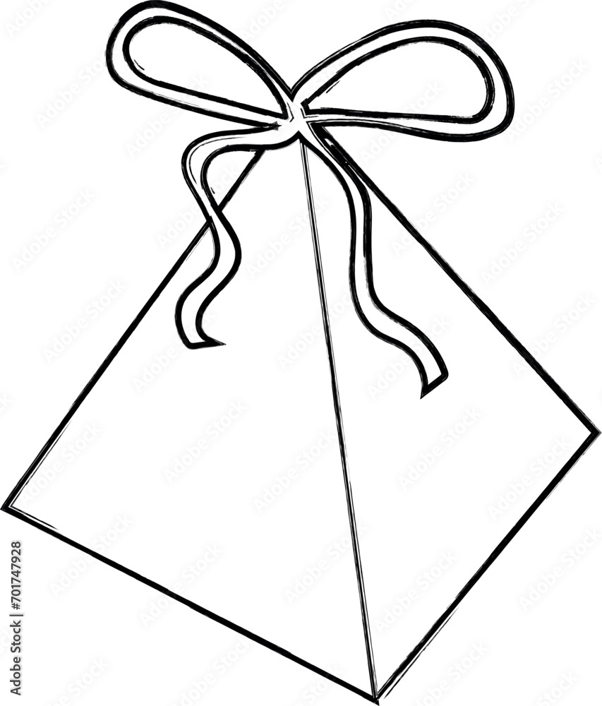 Gift boxes doodle decoration design. Gift boxes doodle decoration design.