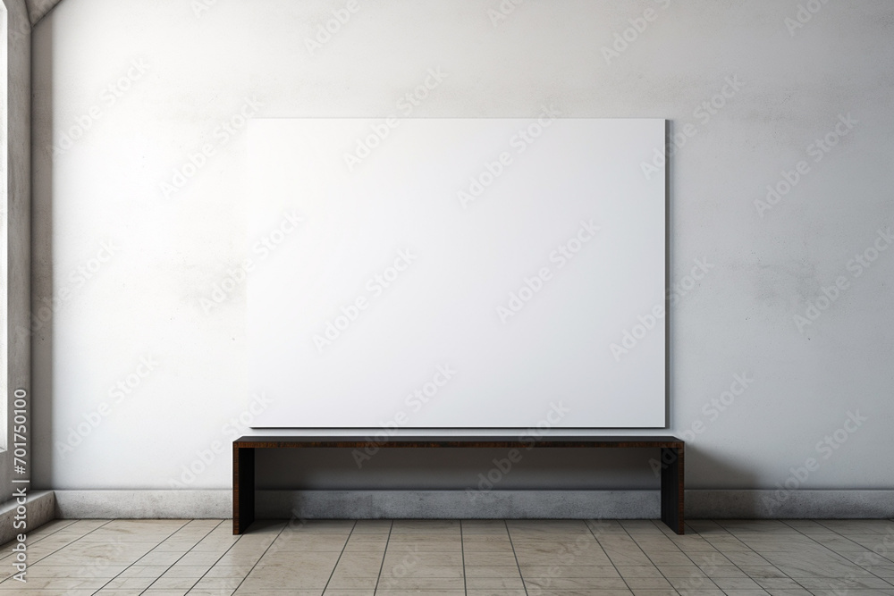 Minimalist Poster Frame Mockup Gallery created with Generative AI