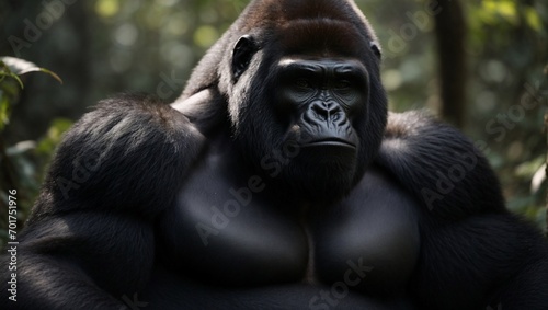 portrait of a gorila © Sohaib