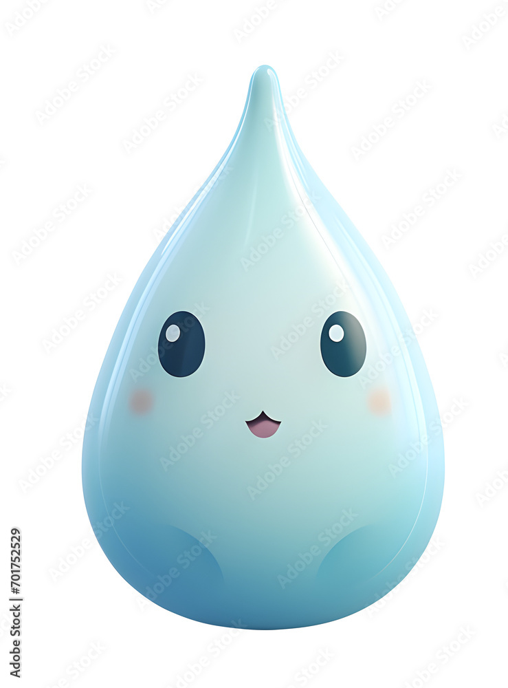 cute cartoon water drops, PNG file, isolated background cute cartoon water drops, PNG file, isolated background