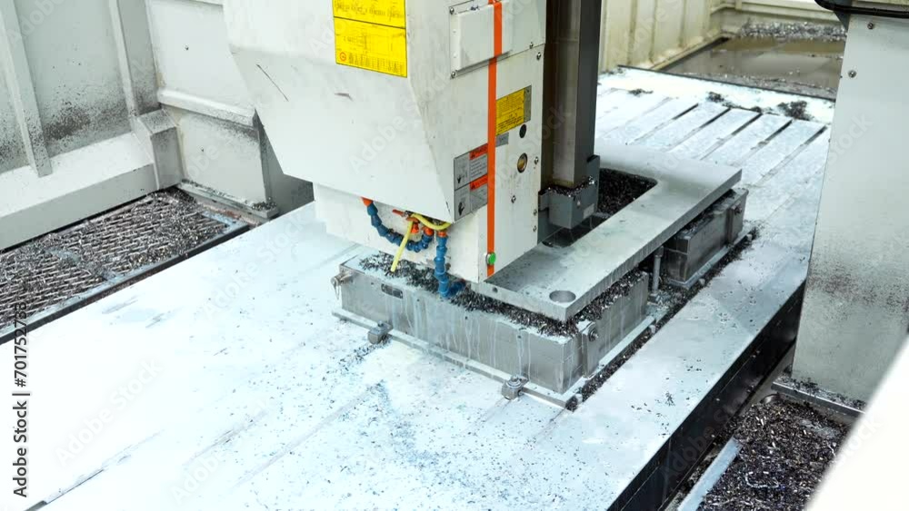 Industrial machine in a cnc logistic factory controlled by cnc machine panel Industrial machine in a cnc logistic factory controlled by cnc machine panel