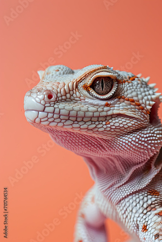 Closeup of a lizard