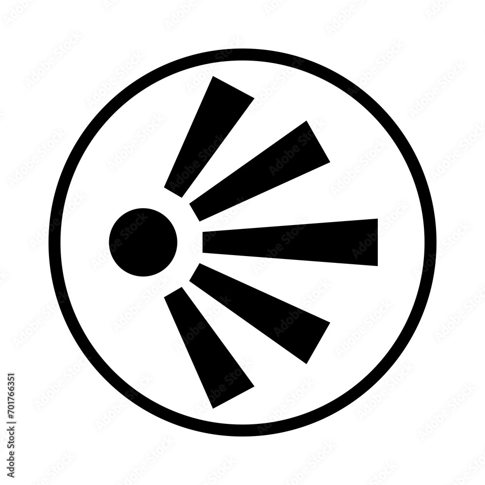 View point symbol icon - obrazy, fototapety, plakaty 