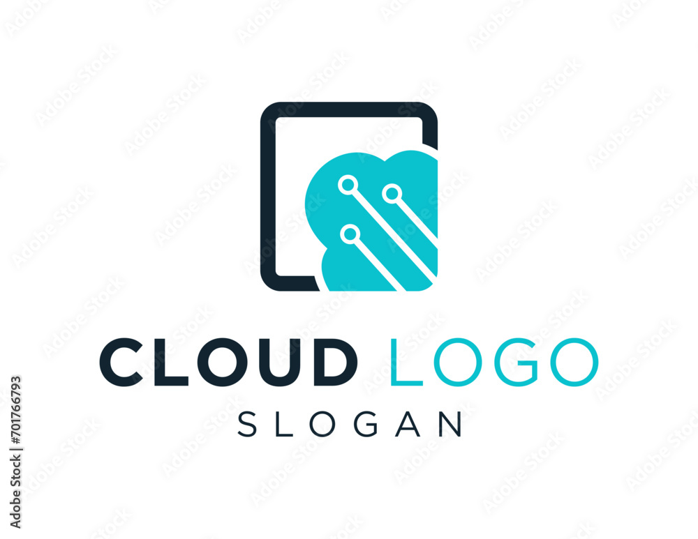 The logo design is about Cloud and was created using the Corel Draw 2018 application with a white background. The logo design is about Cloud and was created using the Corel Draw 2018 application with a white background.