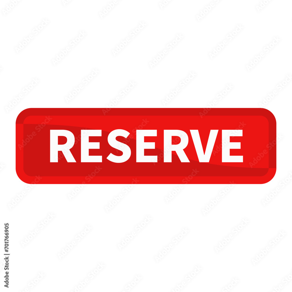Reserve Button In Red Rectangle Shape For Schedule Booking Promotion Business Marketing Sale Social Media
Reserve Button In Red Rectangle Shape For Schedule Booking Promotion Business Marketing Sale Social Media
