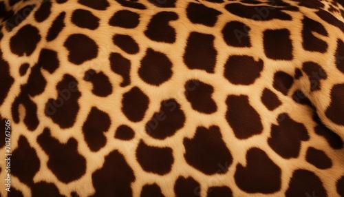 leopard fur texture. The texture of the fabric is brown leopard print.