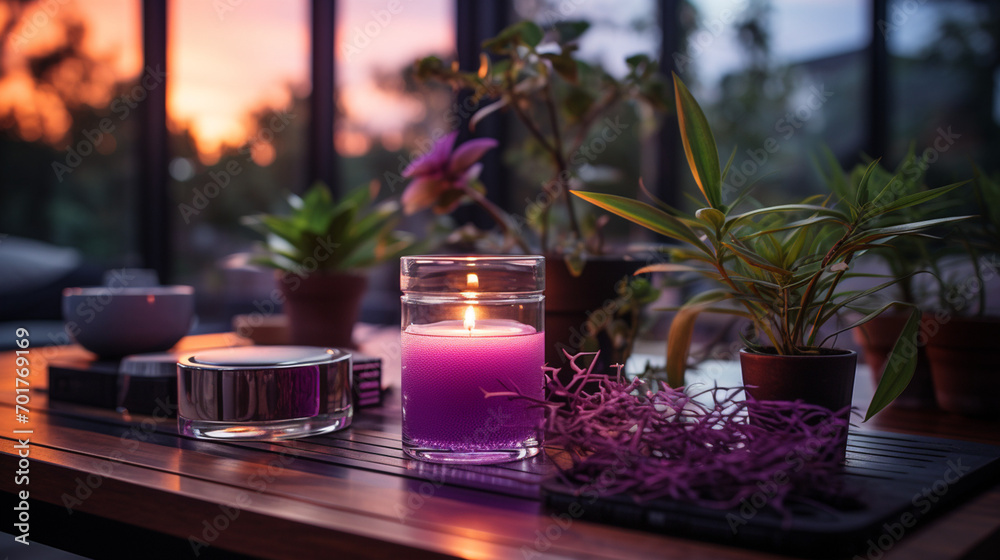 healthy lifestyle elements, tranquil wellness environment. Generative AI. healthy lifestyle elements, tranquil wellness environment. Generative AI.