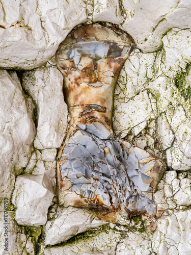 Abstract close-up of jetty floor 