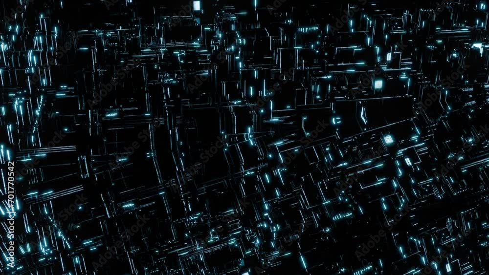 Datentransfer, Stadt, Großstadt, dunkel, Nacht, Internet, blau, SSL, Verschlüsselung, Sicherheit,  Internetleitung, Glasfaser, FTTH, Server, Virus, Maleware, Pishing, Viren, Hacking, Backup, binär