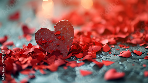 Love concept wedding romance valentines day red colorful hearts background wallpaper
